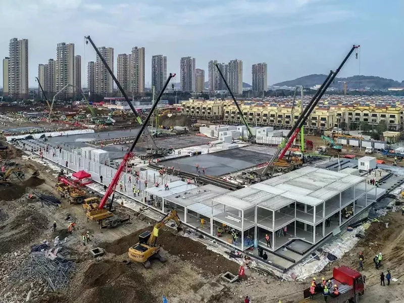 মডুলার স্টিল স্ট্রাকচার হাসপাতাল বিল্ডিং মডুলার স্টিল স্ট্রাকচার হাসপাতাল বিল্ডিং