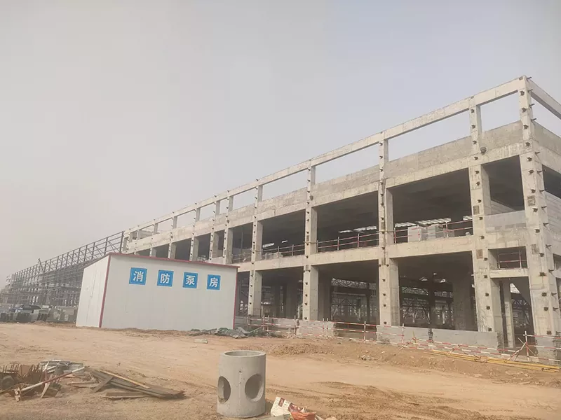প্রিফাব ইস্পাত কাঠামো গুদাম বিল্ডিং