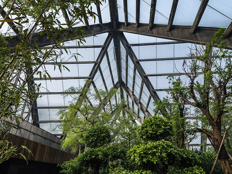 স্টিল স্ট্রাকচার বোটানিক্যাল হল