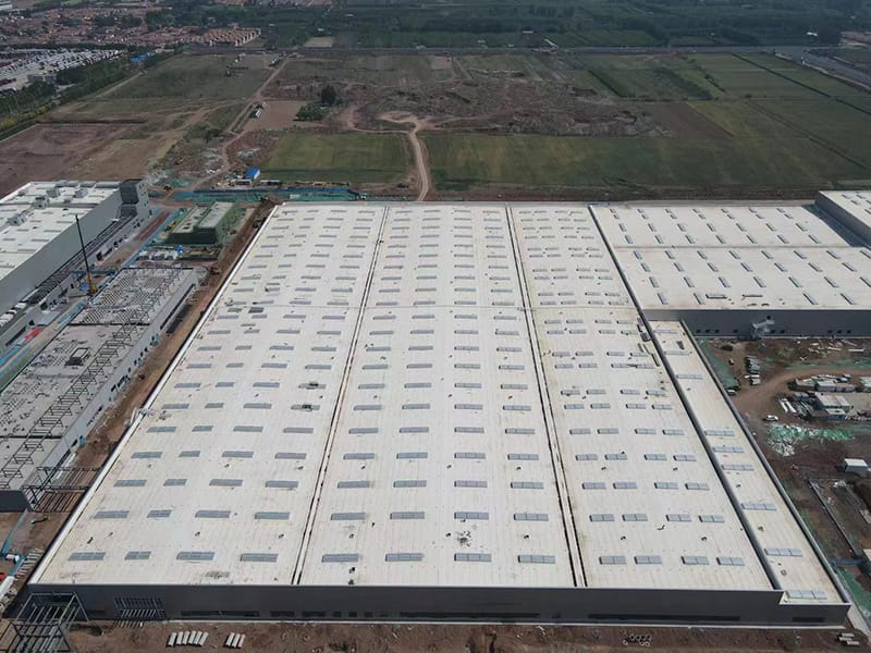 ইস্পাত কাঠামো ব্যাপক গুদাম