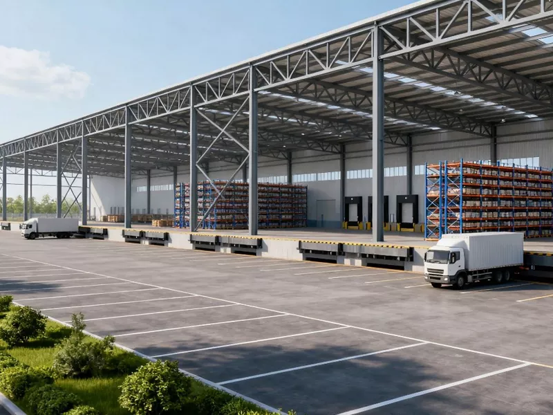 স্টিল স্ট্রাকচার ডিস্ট্রিবিউশন সেন্টার বিল্ডিং